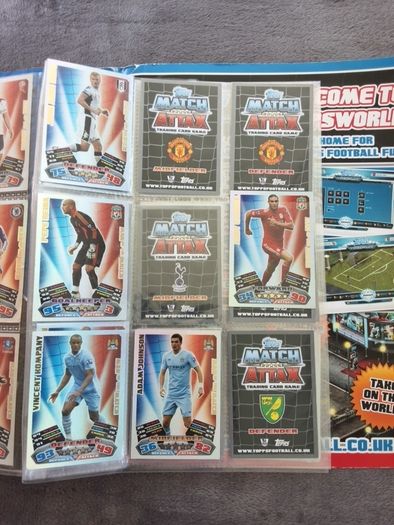 Match attax 2011 2012 cards