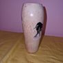 Hand carved African Soapstone vase Image 3