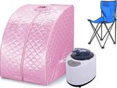 Mini Sauna, Steam Sauna for Home, Steam Generator SPA Home Sauna Steam Sauna Machine with Sauna Tent and Remote Control Temperature (75 x 35 x 25 cm,