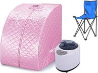 main image for ad Mini Sauna, Steam Sauna for Home, Steam Generator SPA Home Sauna Steam Sauna Machine with Sauna Tent and Remote Control Temperature (75 x 35 x 25 cm,