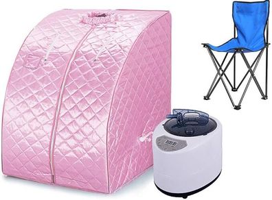Mini Sauna, Steam Sauna for Home, Steam Generator SPA Home Sauna Steam Sauna Machine with Sauna Tent and Remote Control Temperature (75 x 35 x 25 cm,