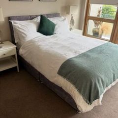 Double bed and mattress