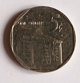 1994 Cuban 5 Centavos - Republica De Cuba Coin