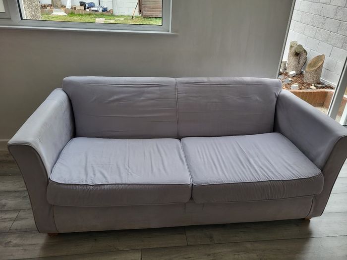 Vintage compact 3 seater sofa from the iconic Habitat store//.