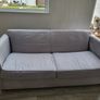 Vintage compact 3 seater sofa from the iconic Habitat store//. Image 2