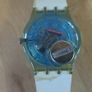 Swatch Athens 2004 Olympic Games Watch Blue Wave Kymata GV114 Vintage Rare Working Image 6