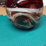 Ruby red candle holder Image 2