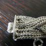 Woven .925 Silver Necklace & Bracelet Set, 74g Image 8