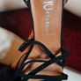 Jeffrey Campbell Havana leather black colorful butterfly wedges platforms sandals 5 Image 5