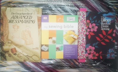 3 sewing and dressmaking books
