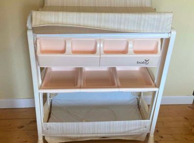 Babylo Changing Station with Built In Bath | Compact, All-in-One & Space Saving