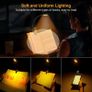 Book Light Rechargeable 11 LED Reading Light Clip on Book 3 Eye Protecting Modes and Touch Control Stepless Dimming long Battery Life, 360 degree Adjustable Book Lamp for Reading at Night for Readers Image 5