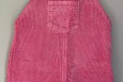 Next girls pink corduroy dungaree dress Age 3-4 EUC
