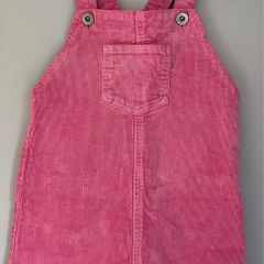 Next girls pink corduroy dungaree dress Age 3-4 EUC