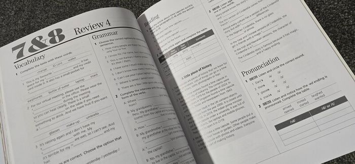 English book A2, new