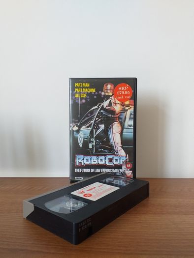 ROBOCOP VHS Pal Video Cassette Tape 1987 Virgin/Orion Release Take A Look At What This VHS Tape Would Cost You Back In 1987 ( Last Price Lower)