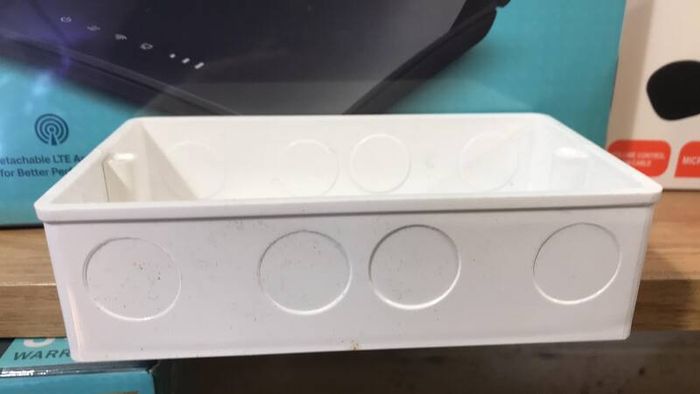 Flush PVC Boxes Twin Electrical Boxes