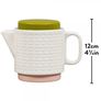Orla Kiely Ceramic " Tea for One" Stacking Teapot and Mug Set - Pressed Flower Image 7