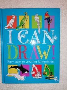 Children's Hardback Book "I Can Draw" Chris Scollen