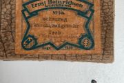Vintage German WW1 Ernst Heinrichsen Nuremberg flat tin soldiers made in Germany, World War 1,  No 1/8 Heavy Machine Gun Team