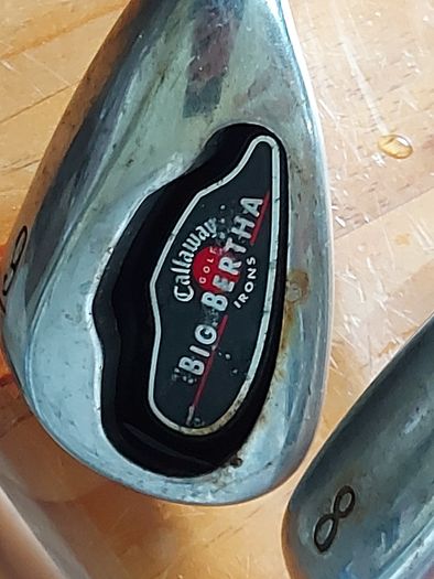 Big Bertha Nos 5,8, and 9 irons, Golf Clubs, Reasonable condition, good for practice