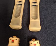 Wii motion plus adapter+ rubber sleeve