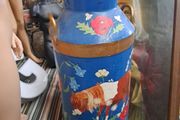 Vintage Hand Painted Milk Churn