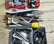 scrap metal plastics art sculpture materials