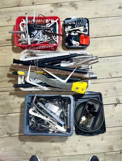 scrap metal plastics art sculpture materials metal works