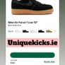 Premium Nike Air Force 1 Jaded Black Suede Gum Image 5