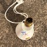 Louis Mulcahy Handmade Floral Pottery Table Lamp with Shade Image 2