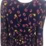 SAVIDA Ladies Navy Blue Floral Midi Length Tea Dress XS Eu 36 includes post Image 4