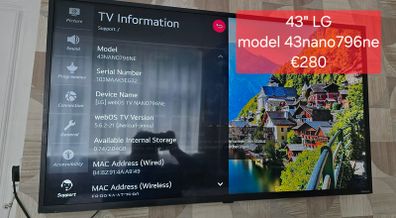 Tv 43" Lg