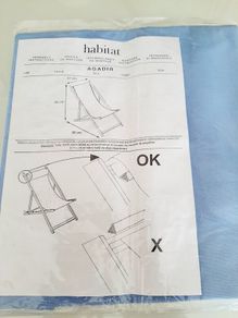 Habitat deck chair sling BNIB