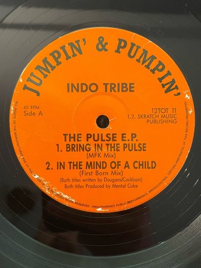 The Future Sound Of London / Indotribe - The Pulse 12" E.P. - 1991 Jumpin & Pumpin Records