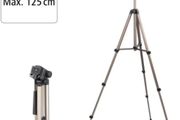 Camera Tripod St@r 75 (light tripod with 3-way head, photo tripod with 42.5-125cm height, tripod incl. carrying case, camera tripod suitable for SLR and system cameras