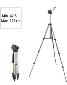 Camera Tripod St@r 75 (light tripod with 3-way head, photo tripod with 42.5-125cm height, tripod incl. carrying case, camera tripod suitable for SLR and system cameras