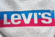 ladies jumper. LEVIS grey crop sweatshirt. Size small