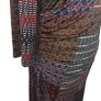 Ladies multicoloured midi wrap dress size 16 Image 5