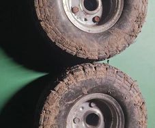 Wheels for hand truck