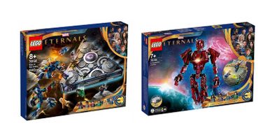 Lego Marvel Eternals Bundle 76155 & 76156