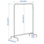 IKEA MULIG clothes rail Image 2