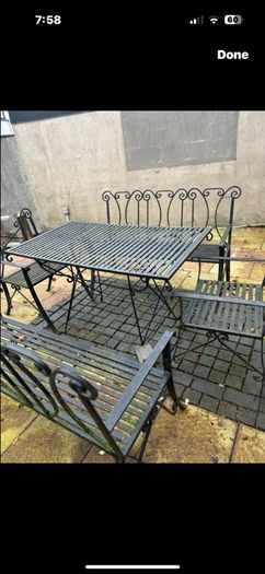 Garden Steel Table & Chairs