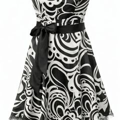 !NEW! Jane Norman Strapless Monochrome Dress