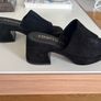 2 for 1 deal; Diane Von Furstenberg + Lodi black suede sandals (brand new) Image 5