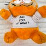Vintage 1981 Dakin Garfield Plush Am I Cool or What? Soft approx. 23 cm. Used Please see phtos Image 4