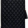 New Ipad 3 / 2 Alesha Quilted Leather Case Cover REDUCED  Black , Cream By Covert Image 2