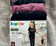 BNWT girls pyjamas 3 piece set, 122/128 cm, 6-8 years