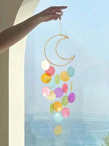 Moon Shell Wind Chime Dream Catcher