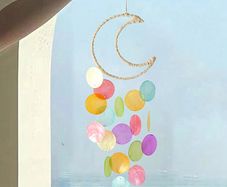 Moon Shell Wind Chime Dream Catcher